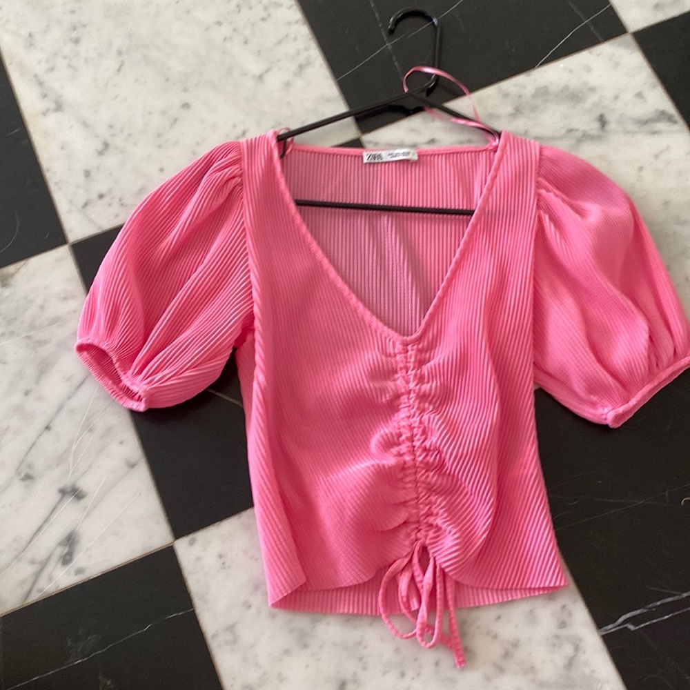 Hot Pink ZARA top